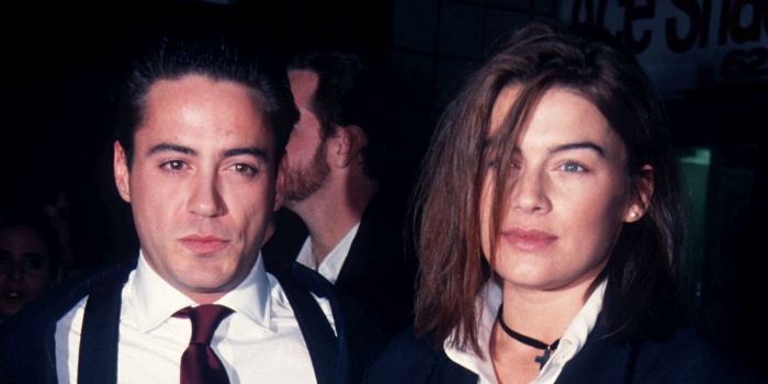 Deborah Falconer and Robert Downey, Jr.