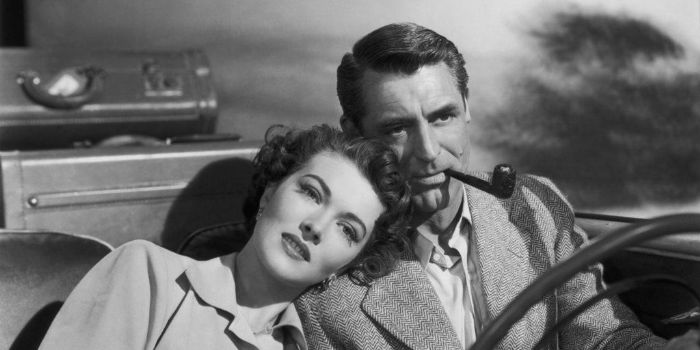 Cary Grant and Paula Raymond