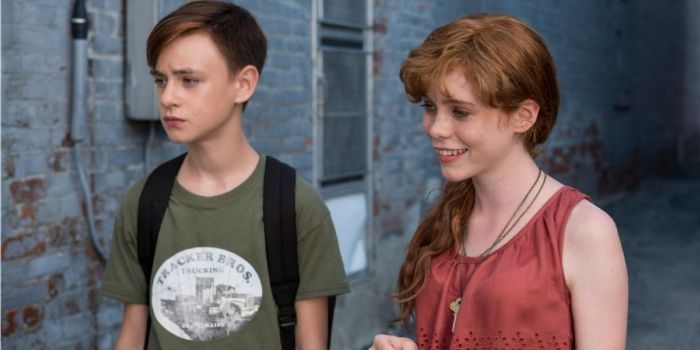 Jaeden Lieberher and Sophia Lillis