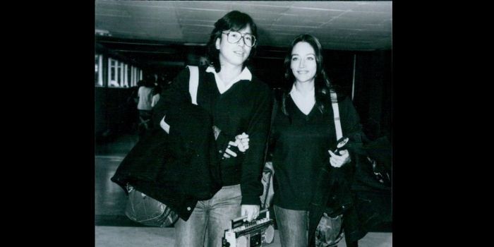 Akira Fuse and Olivia Hussey