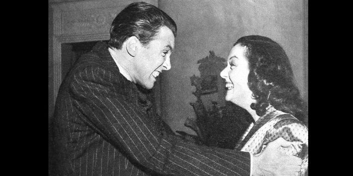 Jimmy Stewart and Rosalind Russell