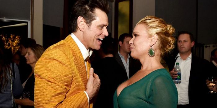 Jim Carrey and Laurie Holden