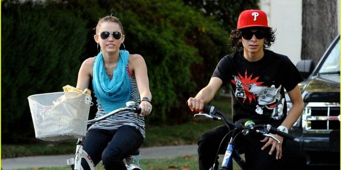 Miley Cyrus and Adam Sevani