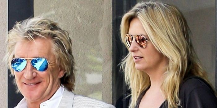 Rod Stewart and Penny Lancaster