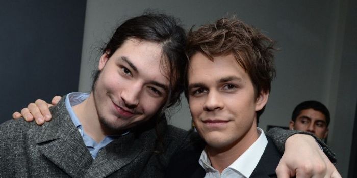 Johnny Simmons and Ezra Miller