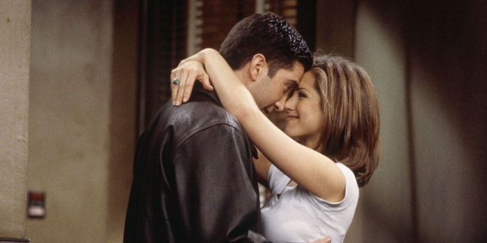 David Schwimmer and Jennifer Aniston