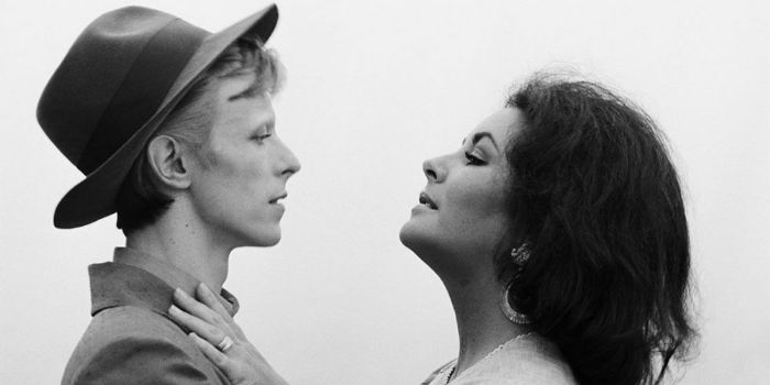 Elizabeth Taylor and David Bowie