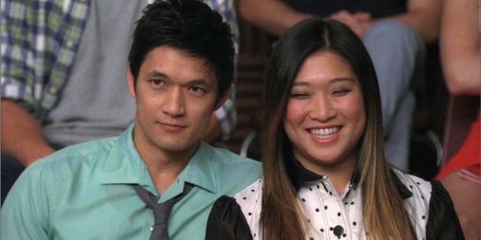 Jenna Ushkowitz and Harry Shum Jr.