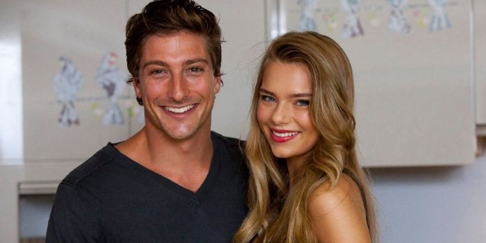 Indiana Evans and Daniel Lissing