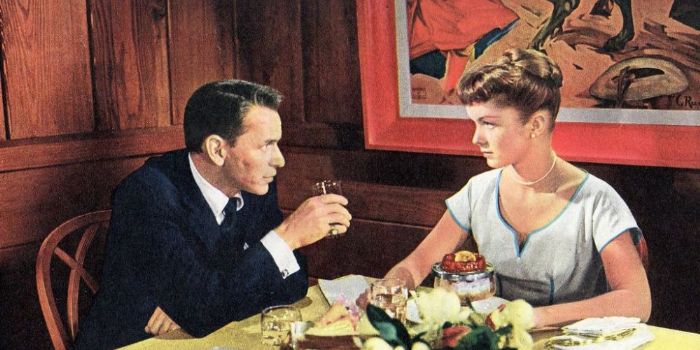 Debbie Reynolds and Frank Sinatra