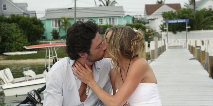 Sarah Chalke and Zach Braff