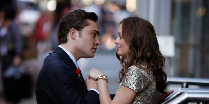 Ed Westwick and Leighton Meester