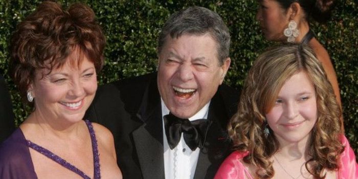 Jerry Lewis and SanDee Pitnick