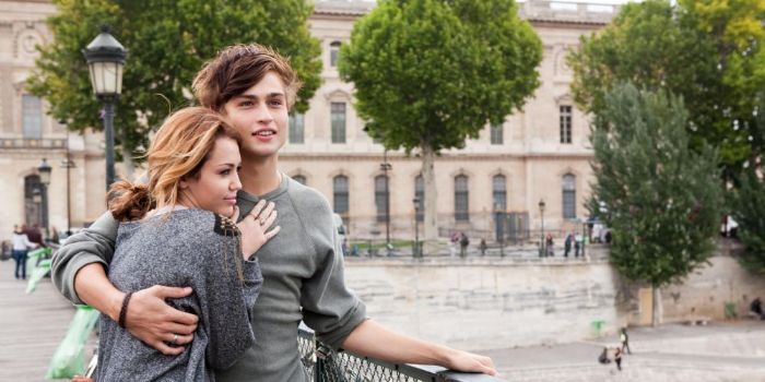 Miley Cyrus and Douglas Booth