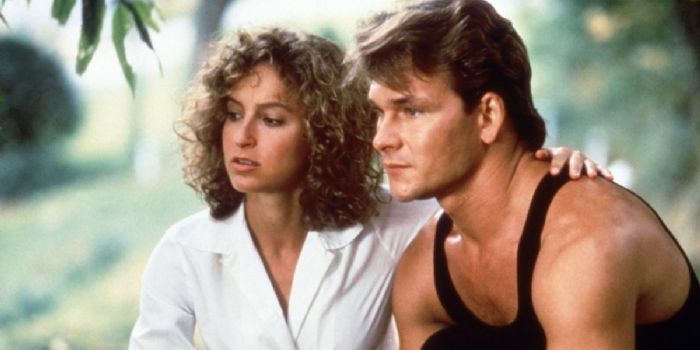 Patrick Swayze and Jennifer Grey