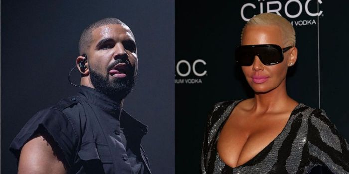 Amber Rose and Drake