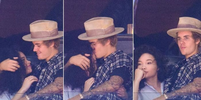 Justin Bieber and Ashley Moore