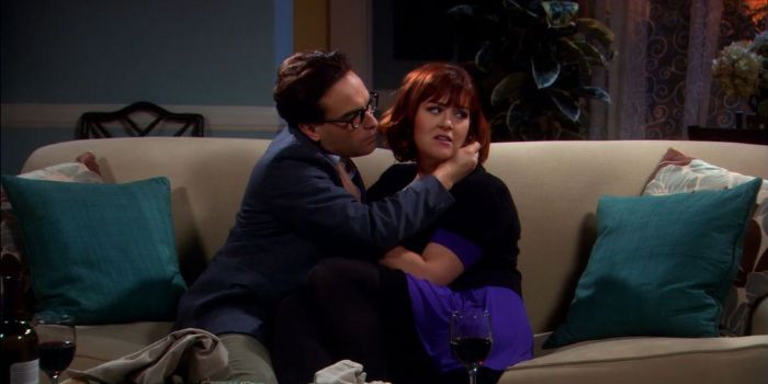 Johnny Galecki and Sara Rue