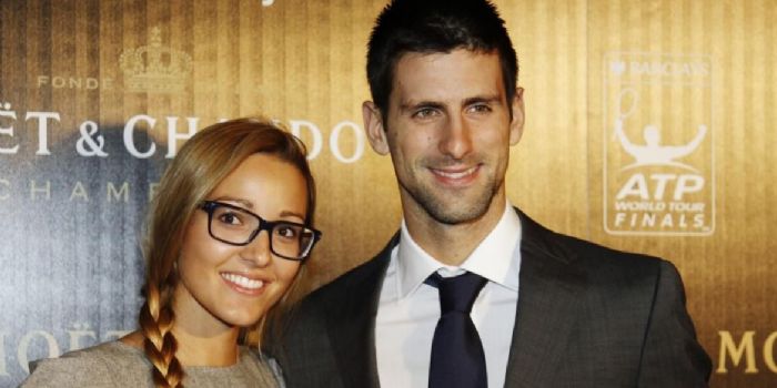 Novak Djokovic and Jelena Ristic