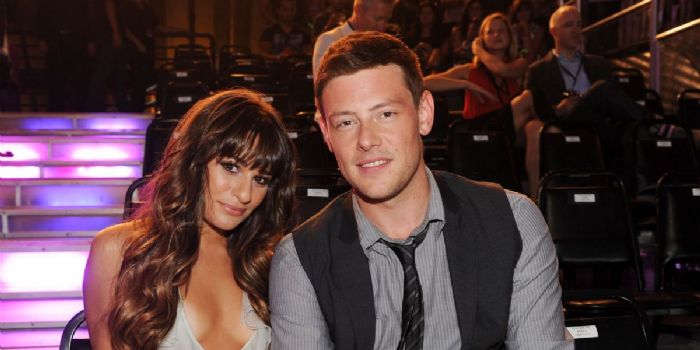 Lea Michele and Cory Monteith