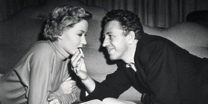 Nicholas Ray and Gloria Grahame