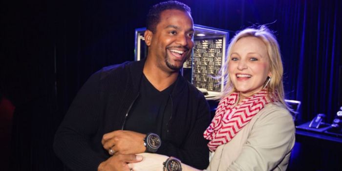 Alfonso Ribeiro and Angela Unkrich