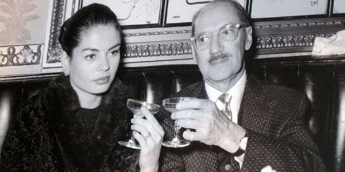 Eden Hartford and Groucho Marx