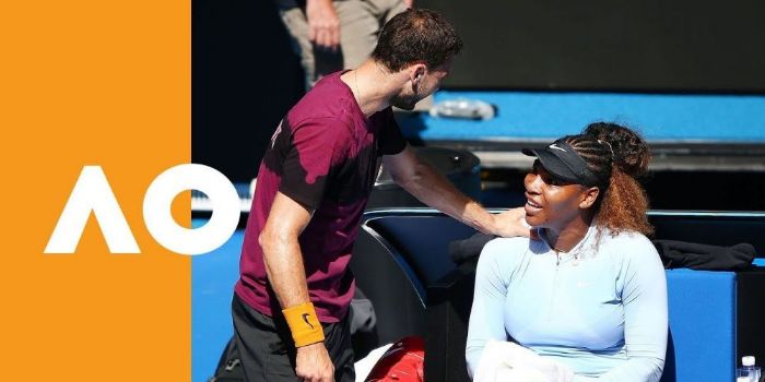 Serena Williams and Grigor Dimitrov