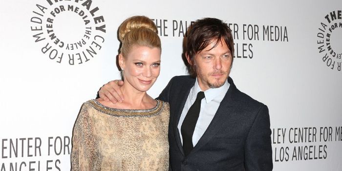 Norman Reedus and Laurie Holden