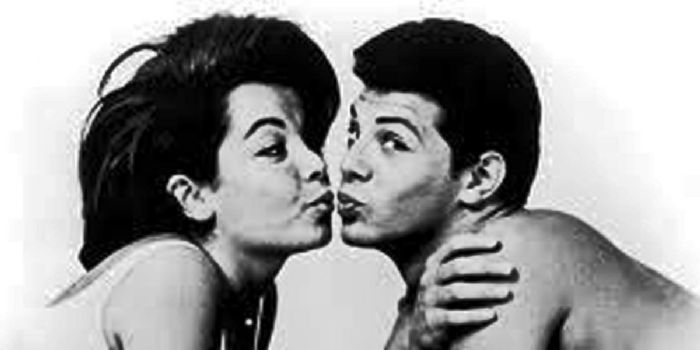 Annette Funicello and Paul Anka