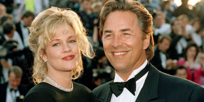 Don Johnson and Melanie Griffith