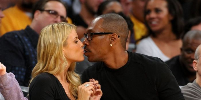 Paige Butcher and Eddie Murphy