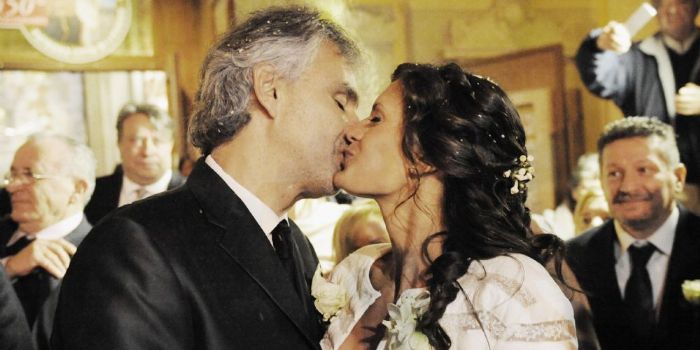 Andrea Bocelli and Veronica Berti