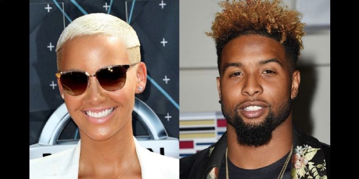 Amber Rose and Odell Beckham, Jr.