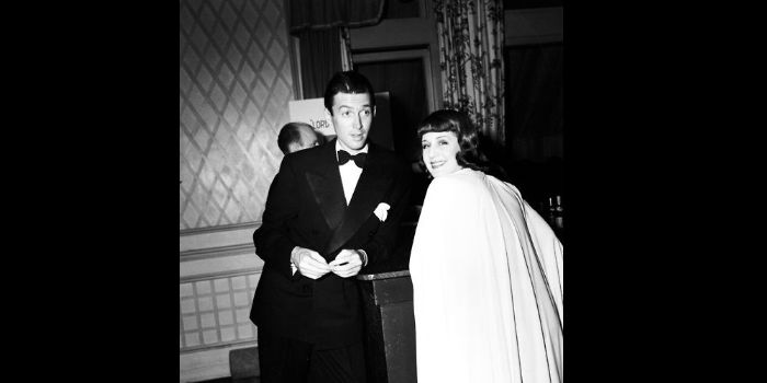 Jimmy Stewart and Norma Shearer
