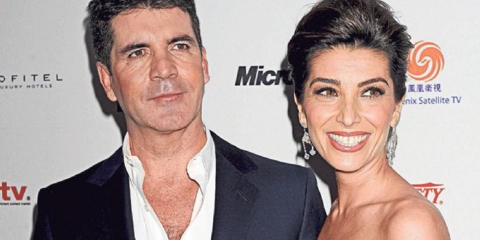 Mezhgan Hussainy and Simon Cowell