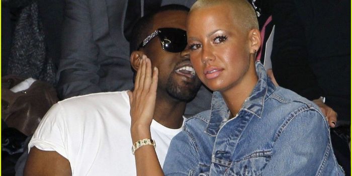 Kanye West and Amber Rose