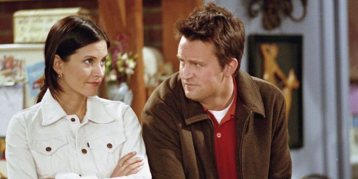 Matthew Perry and Courteney Arquette