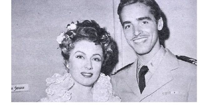 Greer Garson and Richard Ney