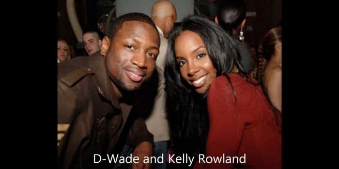 Kelly Rowland and Dwyane Wade