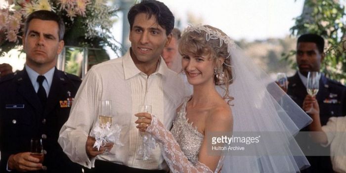 Laura Dern and Vincent Spano