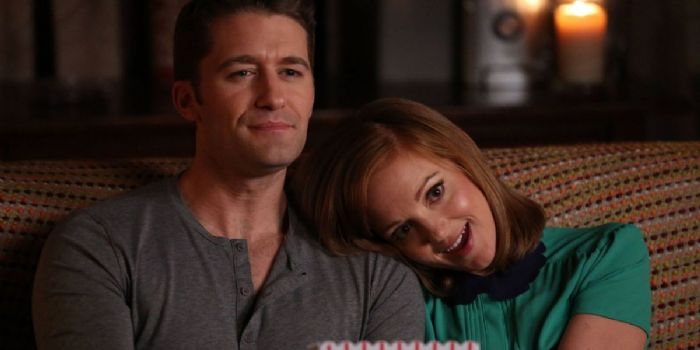 Matthew Morrison and Jayma Mays