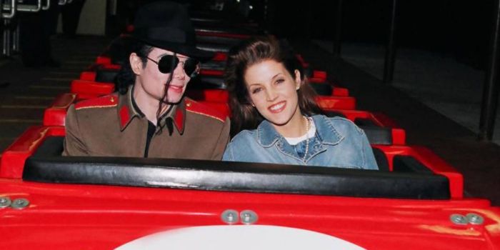 Lisa Marie Presley and Michael Jackson