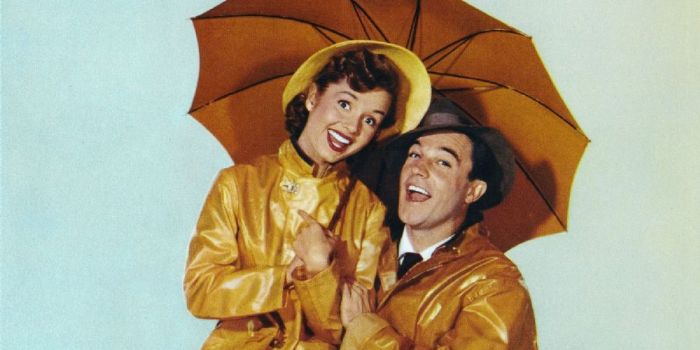 Debbie Reynolds and Gene Kelly