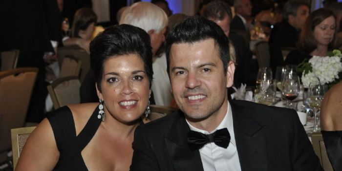 Jordan Knight and Evelyn Melendez