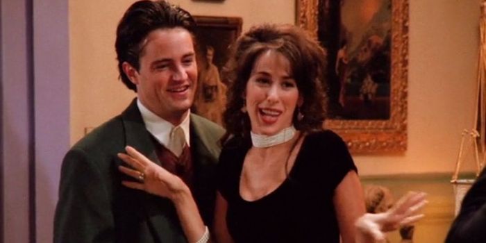 Matthew Perry and Maggie Wheeler