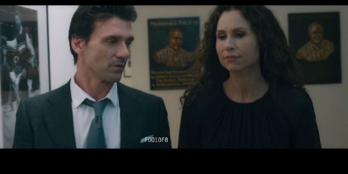 Frank Grillo and Minnie Driver