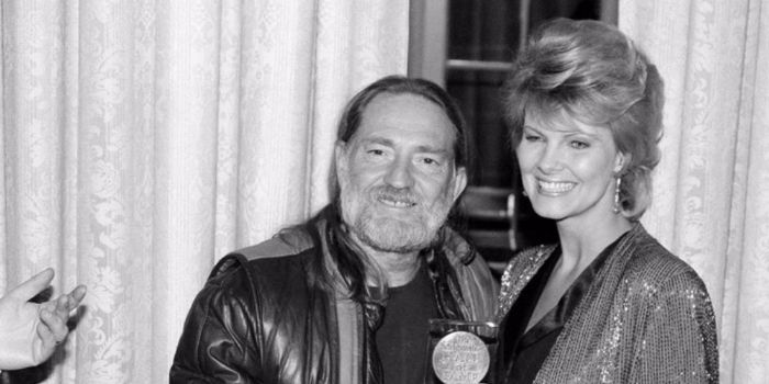 Willie Nelson and Connie Koepke