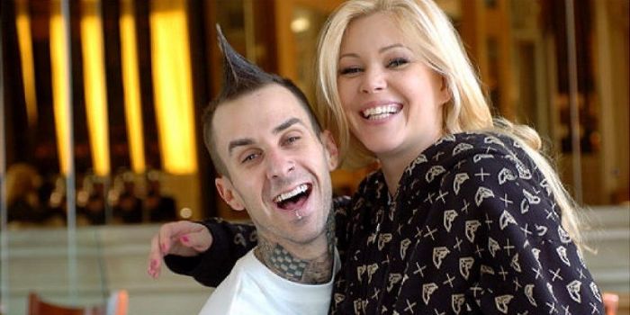 Shanna Moakler and Travis Barker