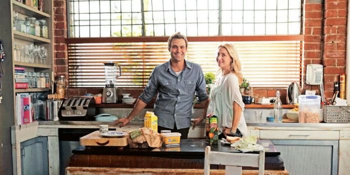 Asher Keddie and Matthew Le Nevez
